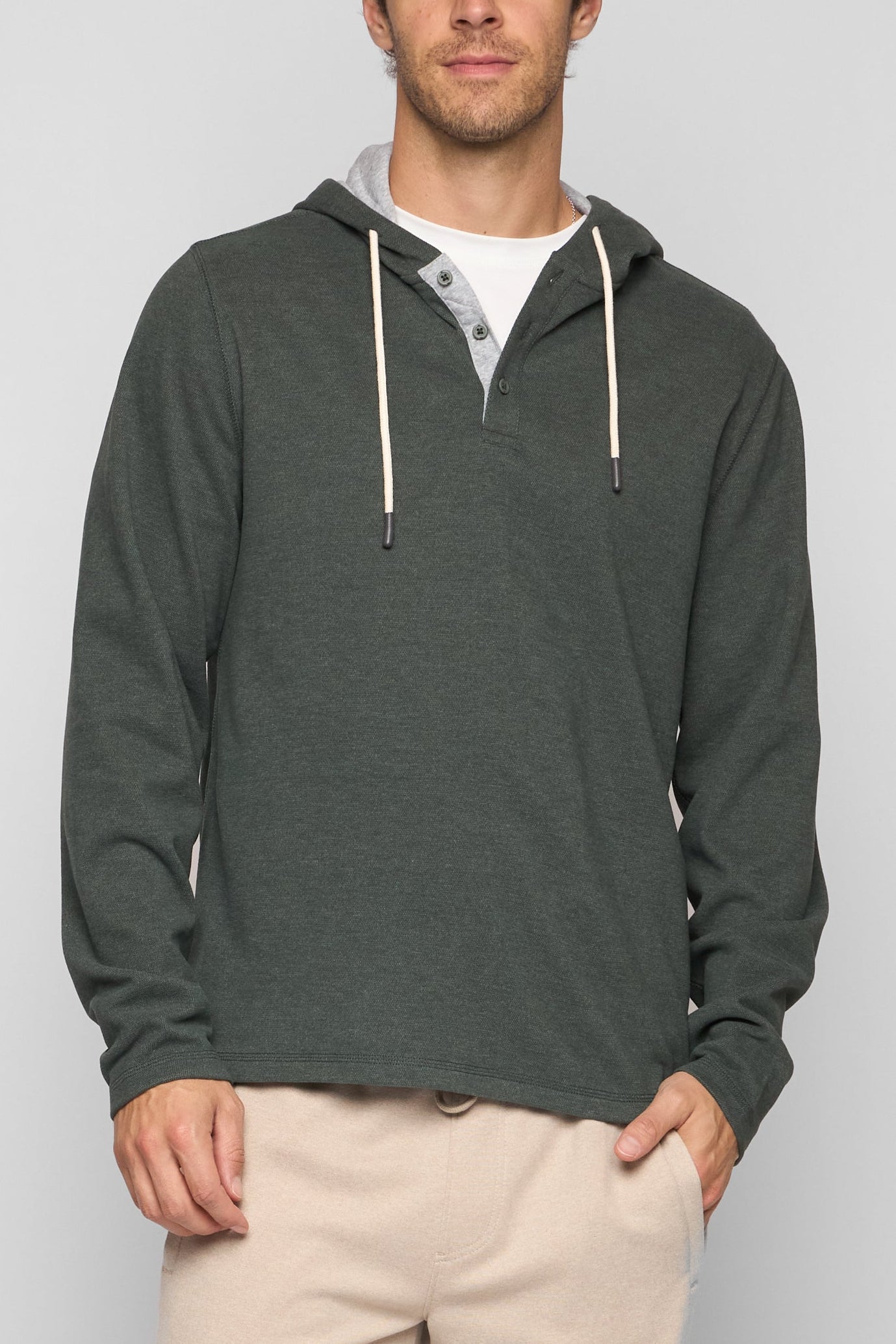 LIDO HENLEY HOODIE