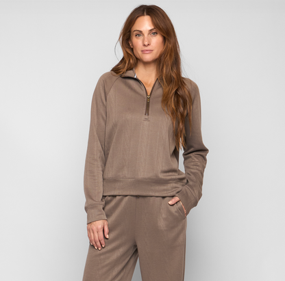 PRISM HALF ZIP MOCK