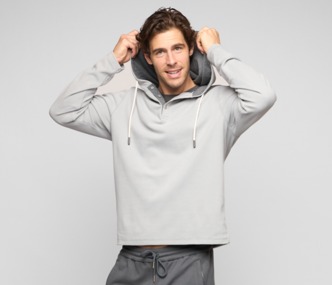 LIDO HENLEY HOODIE